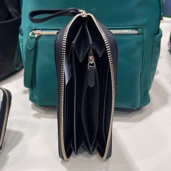 Kate Spade Chelsea Nylon Large Continental Wallet
Color: Black 
NWT - Picture 13 of 16